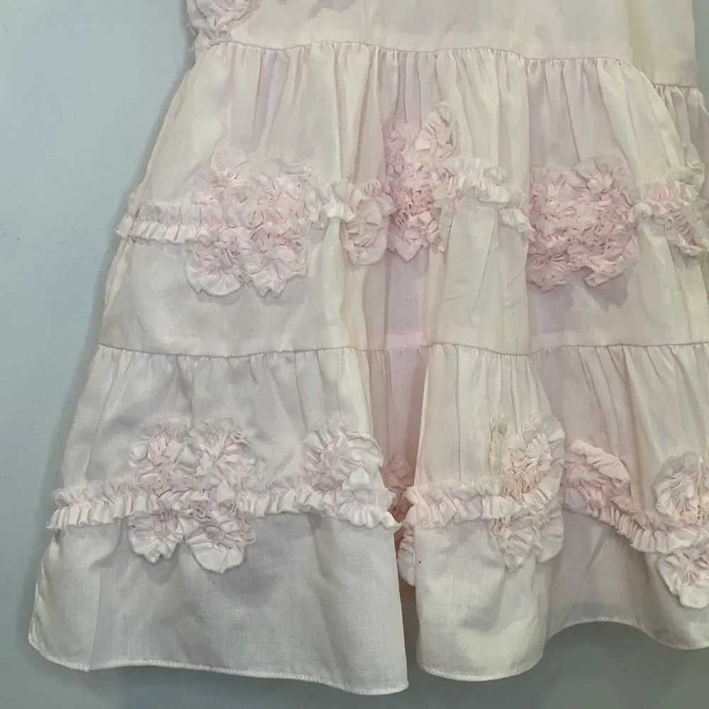 Sarah Louise England Floral Ruffle Dress 3T - Picture 3 of 7
